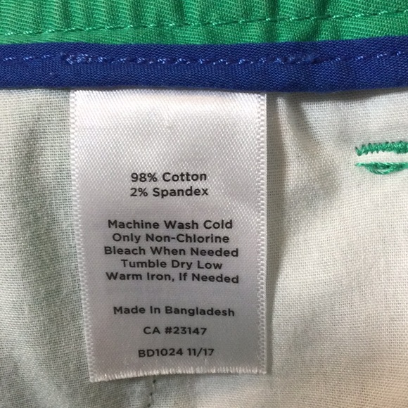 2 Talbots green girlfriend chino pant - Picture 16 of 16